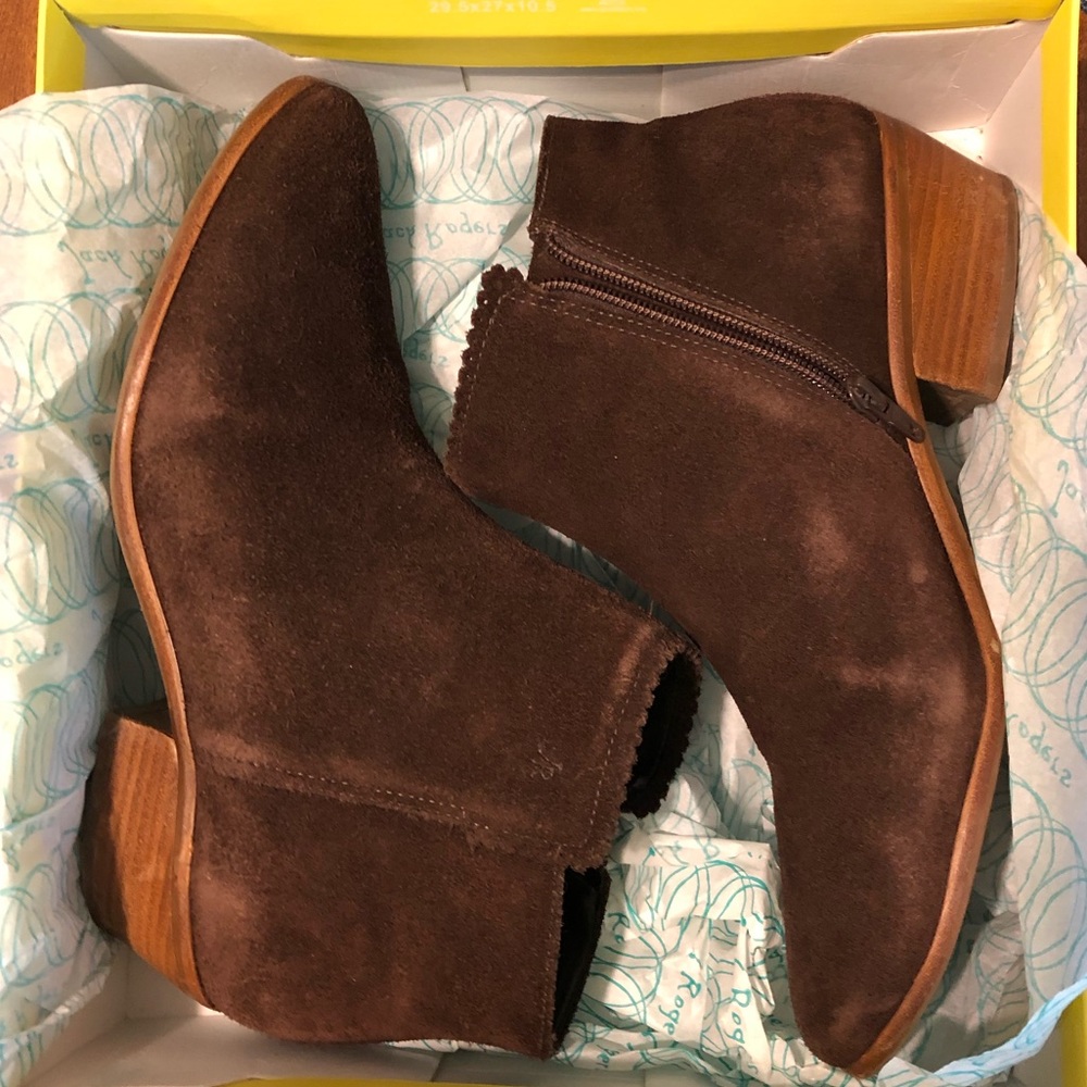 jack rogers suede ankle boots